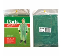 Дождевик-пончо RP-18 130*140см (материал PEVA) зеленый PARK 210231