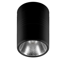 Накладной светильник св/д спот Feron 10W(800Lm) 4000K 4K 30гр. черный AL518 75x105 29890