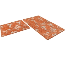 Набор ковриков SHAHINTEX VINTAGE SH V002 60*100+60*50 терракотовый 65