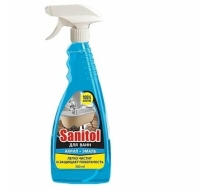 Средство чистящее для ванн 500мл. Sanitol 210352
