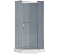 Душевое ограждение CS-816S B 100*100*200, GRAY низ. поддоном 13 см., 6 mm прозр. серое стекло