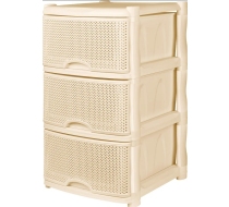 Комод компакт AJUR 3-х секционный (слоновая кость) BRANQ BQ3793СЛК 220573