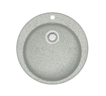 Мойка из искусственного камня AZARIO Vital (507x507x200) Светло серая (сифон + герметик) CS00078348