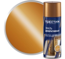 Эмаль аэрозольная с эффектом Gold metallic (золотой металик) 425мл Престиж