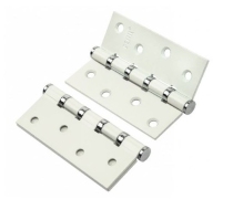Петля стальн. RENZ 100*75*2,5, 4 подш, б/колп., белый  арт: IN100-4BB FH W 23-00000223
