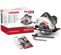 Пила  дисковая CROWN СТ15187-165  /1200Вт/165мм/пропил 54мм/