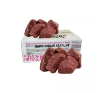 Камни для бани Кварцит малиновый для электрокаменок 20кг. кор.