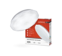 Светильник св/д DECO 48Вт 230В 4000К 3120лм 377х73мм ДАЙМОНД IN HOME