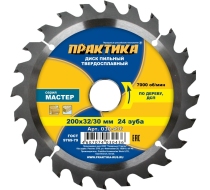 Диск пильный ПРАКТИКА 200*32/30х24 030-436