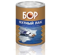 Лак яхтный глянцевый Бор 0,7кг.