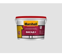 Краска ВД Marshall ФАСАД+ для фасадных поверхностей мат. база BW ( 9л) 5261348