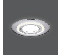 Светильник св/д Gauss Backlight круглай хром GU5.3 3W, 4000К BL140/СМ00000606