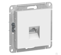 Розетка RJ45 механизм  ATLAS DESIGN компьютерыйая бел. SchE ATN000183