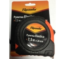 Рулетка Elastica 7,5мх24мм. обрезиненный корпус /31313/ SPARTA