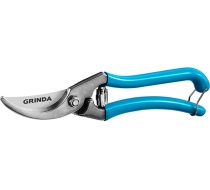 Секатор GRINDA PROLine P-10 цельнованый, плоскостной 210мм