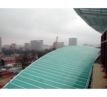 Поликарбонат 12000х2100х10 Бирюза POLYGAL