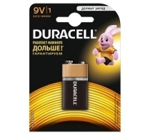 Батарейка DURACELL 6LR61 крона 9V алкалиновая бл./1шт.