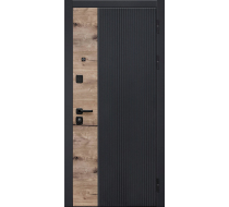Дверь металлическая Luxor 2МДФ Дуб Вертикаль (960мм) правая/ФТ