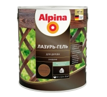 Лазурь-гель Альпина для дерева, Палисандр, 2,5 л Брест