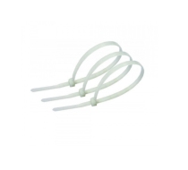 Стяжки (хомуты) DERZHI нейлоновые белые КСС 5х300 <100 шт> (1/100) 158-530