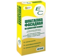 Шпаклевка фасадная белая ЕС 20 кг   (под./54шт)