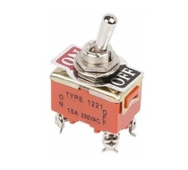 Тумблер 250V 15А (4c) ON-OFF двухполюсный Rexant 36-4130