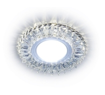 Светильник Ambrella Light S260 GU5.3+3W CL прозрачный (LED GOLD) D104*25