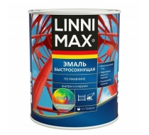 Грунт-эмаль быстросохнущая по ржавчине LINNIMAX RAL 8017 коричневая шелковисто-матовый 0.75л.