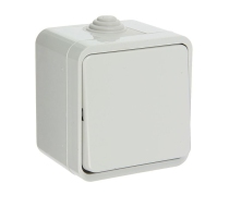 Выключатель IN HOME AQUA 1кл о/у белый IP44 /3100-W/