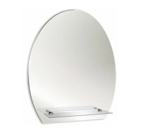 Зеркало 500х575мм овальное Уют Silver Mirrors (67)