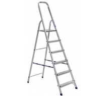 Стремянка стальная 6 ступеней ZZ406 (124см)