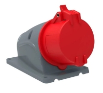 Розетка стационарная силовая ССИ-115 3Р+РЕ+N 16А 380В о/у IP44 IEK