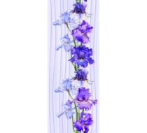 Панель стеновая ПВХ  0,25х3,0м  Ирис 349 (Крымск)