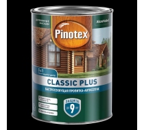 Быстросохнущая пропитка-антисептик 3 в 1 Pinotex Classic Plus для древес. красн дерево (0,9л)5727620