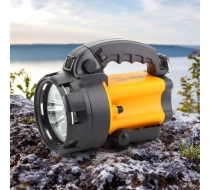 Фонарь светодиод прожектор Альфа 3x1Вт LED SMD аккум литий 3Ач сигнал.св. ЗУ220V+12V карт PA-604 ЭРА