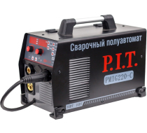 Сварочный аппарат полуавтомат P.I.T. PMIG 220-C (220A, ММА 2.5-5мм, 6.5кВт, MIG 0.6-1мм, 5.9кВт)