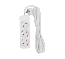Удлинитель Rexant STANDARD 3гн с З/К 3м белый 16А 3х1,0мм 13-4010