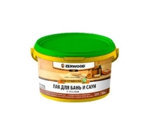 Лак ZERWOOD LBS для бань и саун 0.9кг