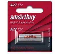 Батарейка Smartbuy A27/5B алкалин. сигнализация 12В SBBA-27A5B