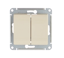 Выключатель 2кл с/у крем механизм Glossa Schneider Electric GSL000251