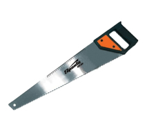 Ножовка по дереву, 450мм. 5-6 TPI, закаленый зуб, линейка, пластиковая рукоятка /232335/ SPARTA
