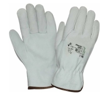 Перчатки кожаные 2Hands 0280, овечья кожа,белые,р-р 10.5
