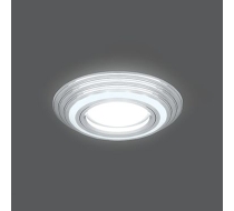 Светильник св/д Gauss Backlight круглай хром GU5.3 3W, 4000К BL139/СМ00000606