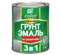 Грунт-эмаль по ржавчине ВИТ зеленая 0.8кг