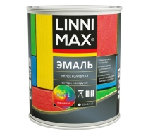 Эмаль алкидная LINNIMAX универсальная белая глянцевая База 1 0.75л.