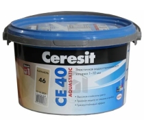 Затирка Ceresit СЕ А 40 2-10мм карамель (эл, водооттал.,противогриб.) 2кг