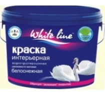 Краска ВД БЕЛАЯ ЛИНИЯ интерьерная 6кг