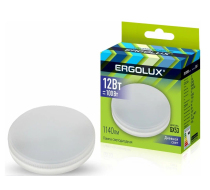 Лампа светодиодная «Ergolux» LED GX53 12W, 100Вт (GX53) 6500К  (1/10/100шт)/14238/890660