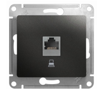 Розетка 1гн комп RJ45 с/у антрацит механизм Glossa Schneider Electric GSL000781K