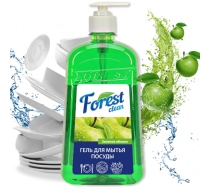 Гель для мытья посуды Forest Clean Зеленое яблоко 1л. 870